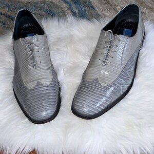 Giorgio Brutini Men's Comfort Oxford 2 tone Gray Sz. 15